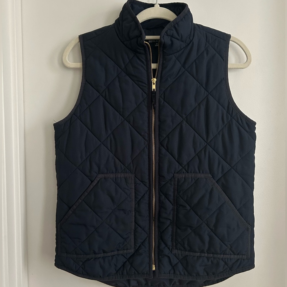 J. Crew Navy Vest - S